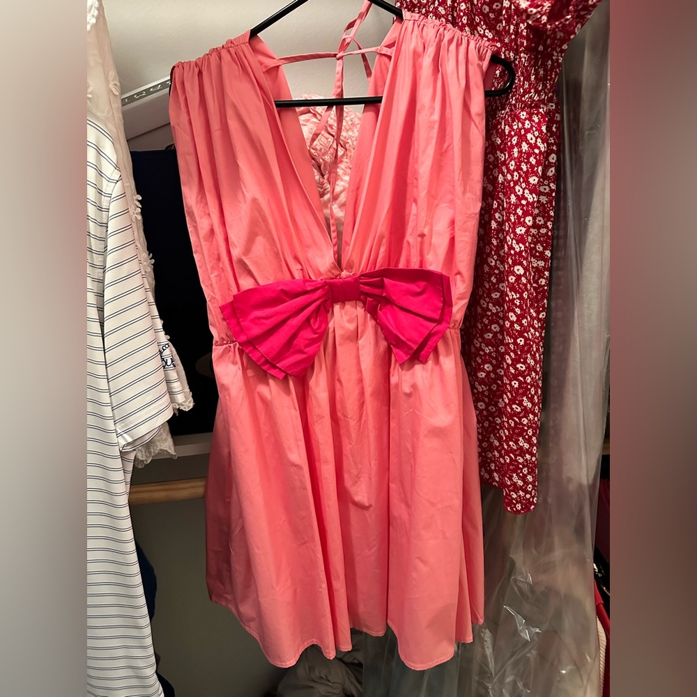 Day + moon bow dress